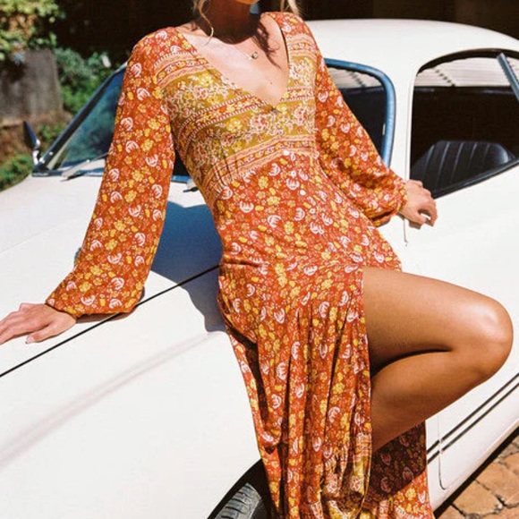 Arnhem Audrey duster in cinnamon - Picture 2 of 9